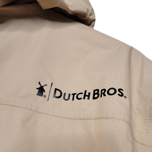 Dutch Bros Women's Large Zipup Windbreaker Jacket - Picture 9 of 13